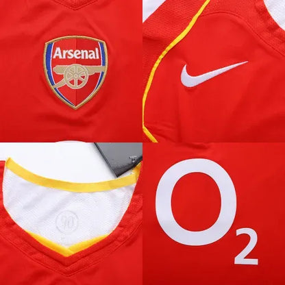 04-05 Arsenal Retro Home Long Sleeve Jersey