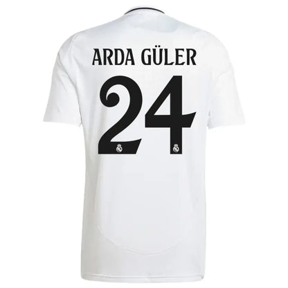 Real Madrid Home MBAPPÉ #9 KROOS #8 ARDA GÜLER #24 Jersey 2024-25