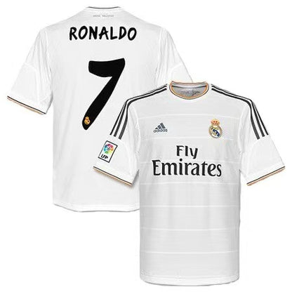 2013-14 Real Madrid RONALDO #7 Home Retro Jersey