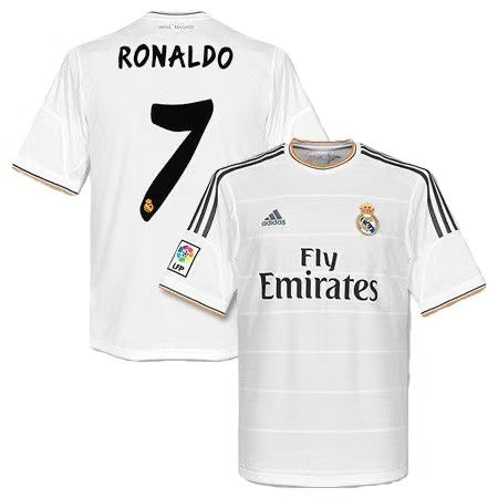 2013-14 Real Madrid RONALDO #7 Home Retro Jersey