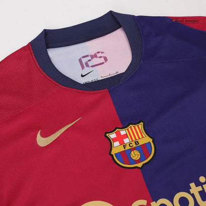 2024-25 LAMINE YAMAL #19 Barcelona Soccer Jersey Home Custom Shirt