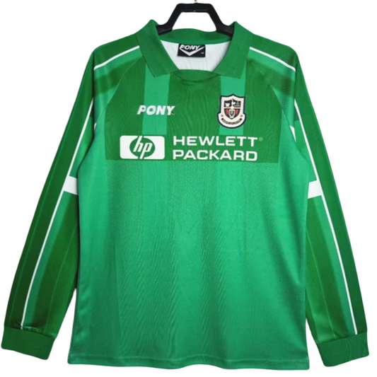 Retro Tottenham Hotspur 1997-99 Green Goalkeeper Long Sleeve Jersey