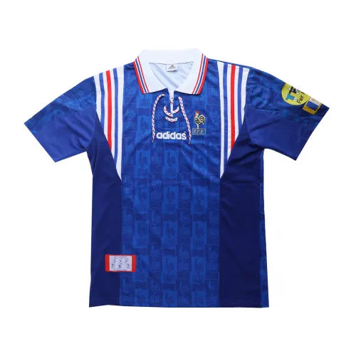 France Euro Cup 1996 Retro Jersey Home