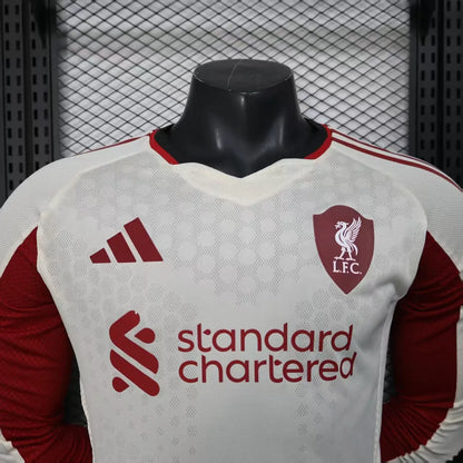 Player Version 25-26 Liverpool Away Long Sleeve Jersey