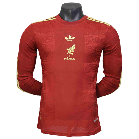 Adidas Men Mexico Special Edition Shirt Football Jersey Long Sleeve Player Version 25-26
