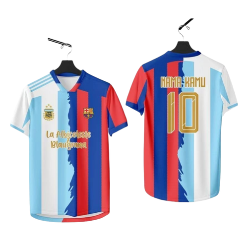 Messi Barcelona Argentina Special Edition 25-26 Football Shirt
