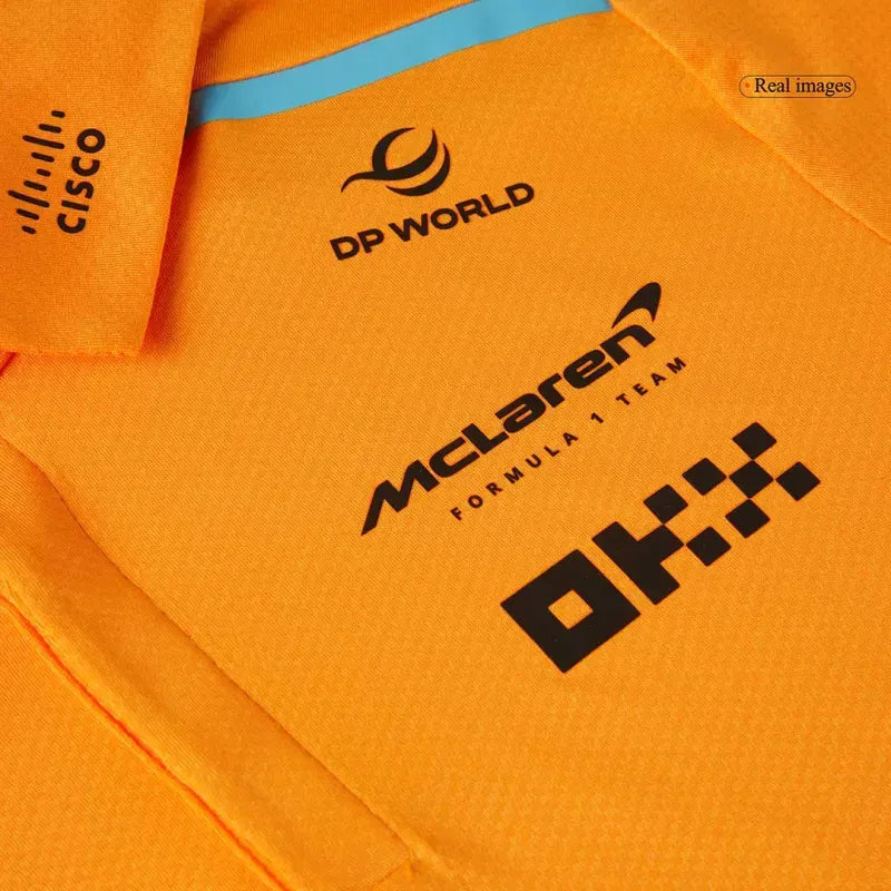 F1 McLaren Racing Team Polo Shirt Orange 2024