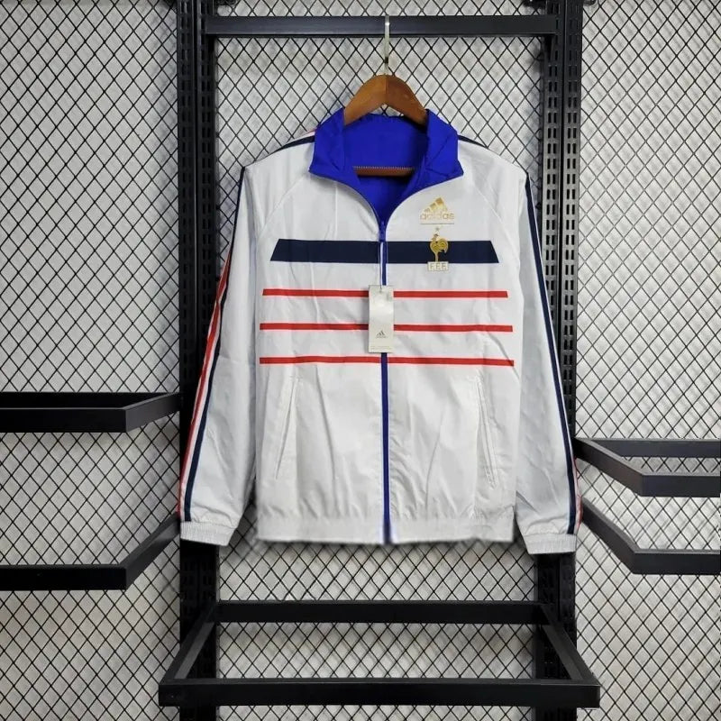 2024 France Reversible Windbreaker Football Shirt