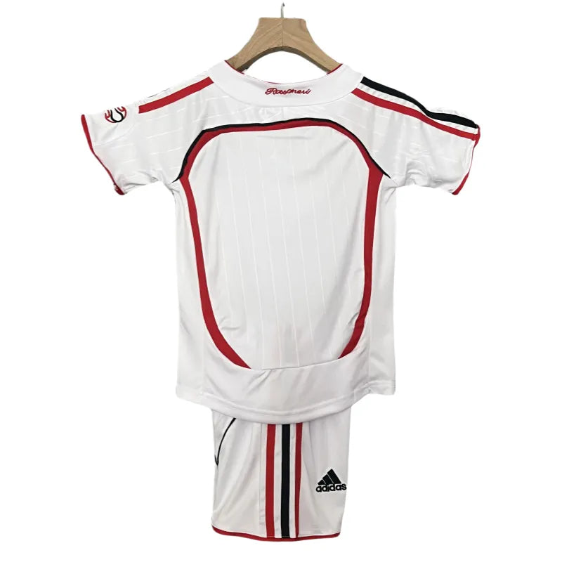 Kids AC Milan UCL Final Kits Retro Jersey Away 06-07
