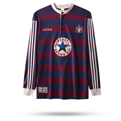 Newcastle United Retro Jersey Long Sleeve Away 1995-96