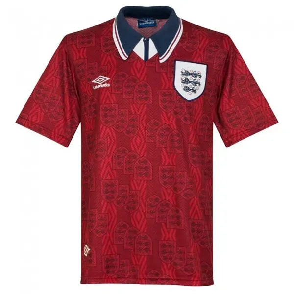 England Retro Soccer Jersey Away Shirt 1994