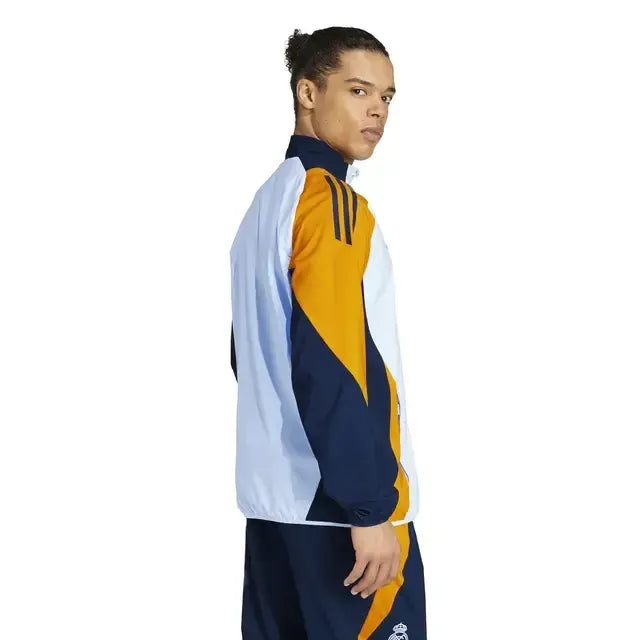 Real Madrid Men's Training Jacket Blue 2024-2025