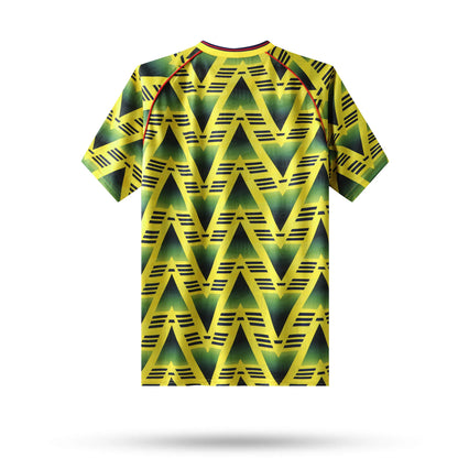 Arsenal Retro 91-93 Away Football Yellow Shirt