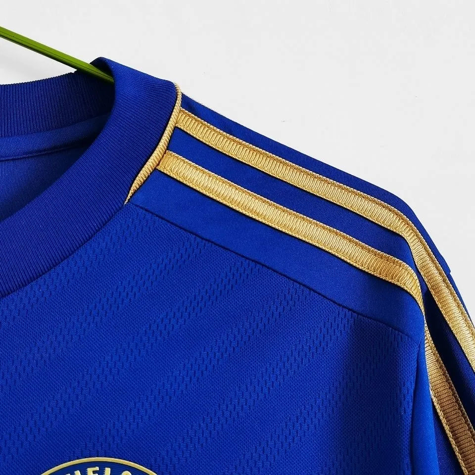 Chelsea Home Retro Long Sleeve Shirt Soccer Jersey 12-13