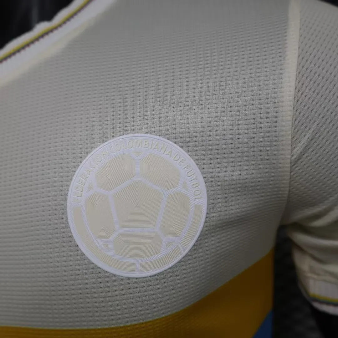 2024-25 Colombia Nation Jacquard 100th Anniversary Edition Player Version Football Jersey Soccer Shirt