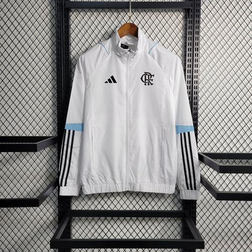 2023/2024 Flamengo Windbreaker White Football Shirt