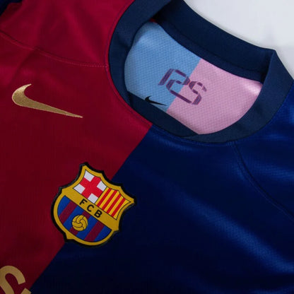 Barcelona Home Lamine Yamal 19 Shirt 2024-2025 (La Liga) Size: S-4XL
