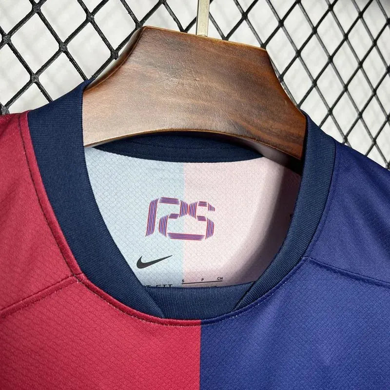 24-25 Barcelona Home Soccer Jersey Without Spofity Text