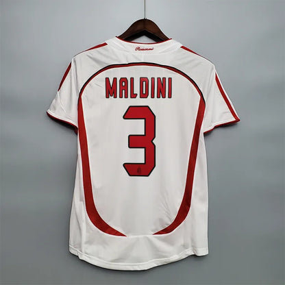 2006-07 AC Milan Ronaldo #99 Kakà #22 Maldini #3 Pirlo #21 UCL Final Retro Jersey Away Replica
