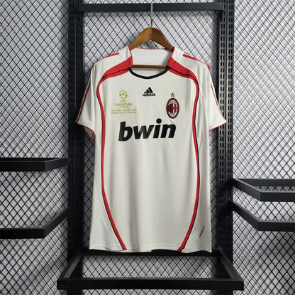 2006-07 AC Milan Ronaldo #99 Kakà #22 Maldini #3 Pirlo #21 UCL Final Retro Jersey Away Replica