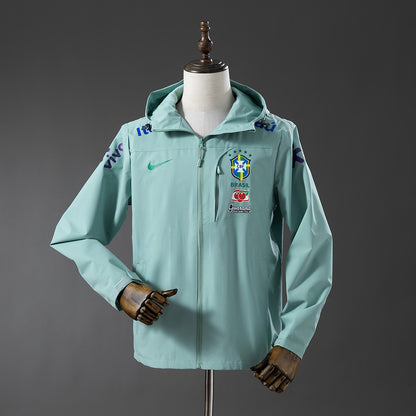 Brazil Windproof Jacket - Light Mint Green