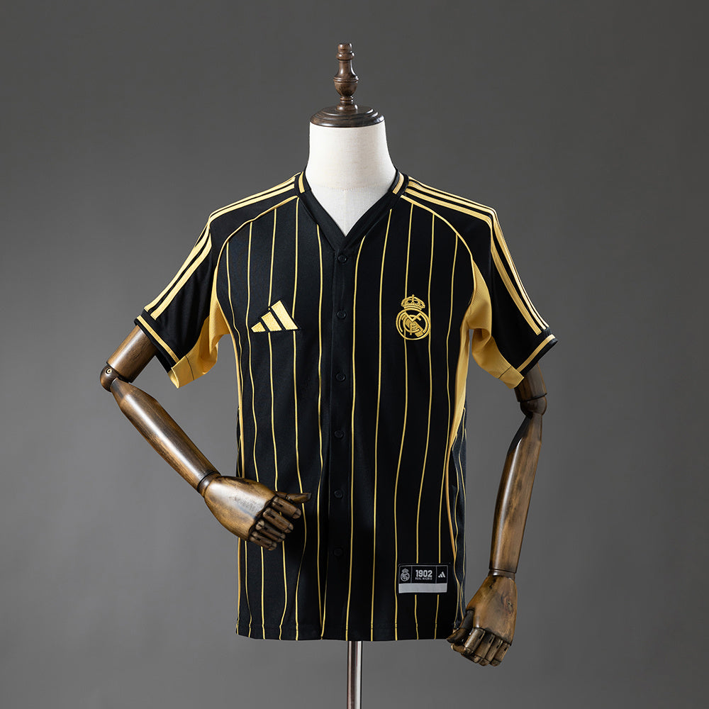 Real Madrid 25-26 Baseball - Black Jersey