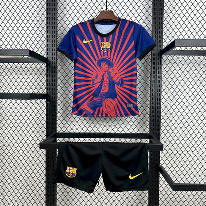 Barcelona 2025-26 ワンピース-モンキー・D・ルフィ Kids Kit
