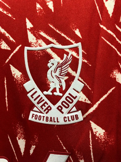 Liverpool Retro Long Sleeve Home Football Shirt 1989/1991