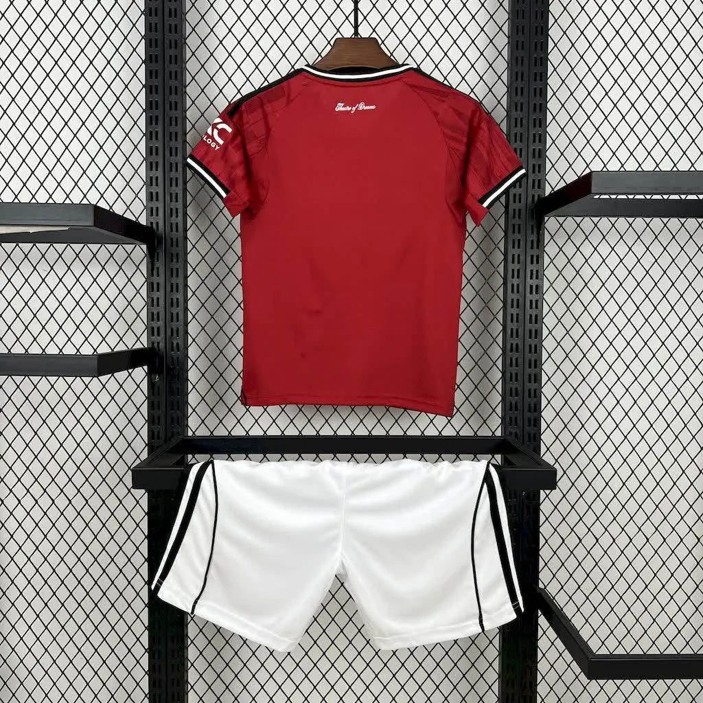 25-26 Kids Manchester United Home Jersey