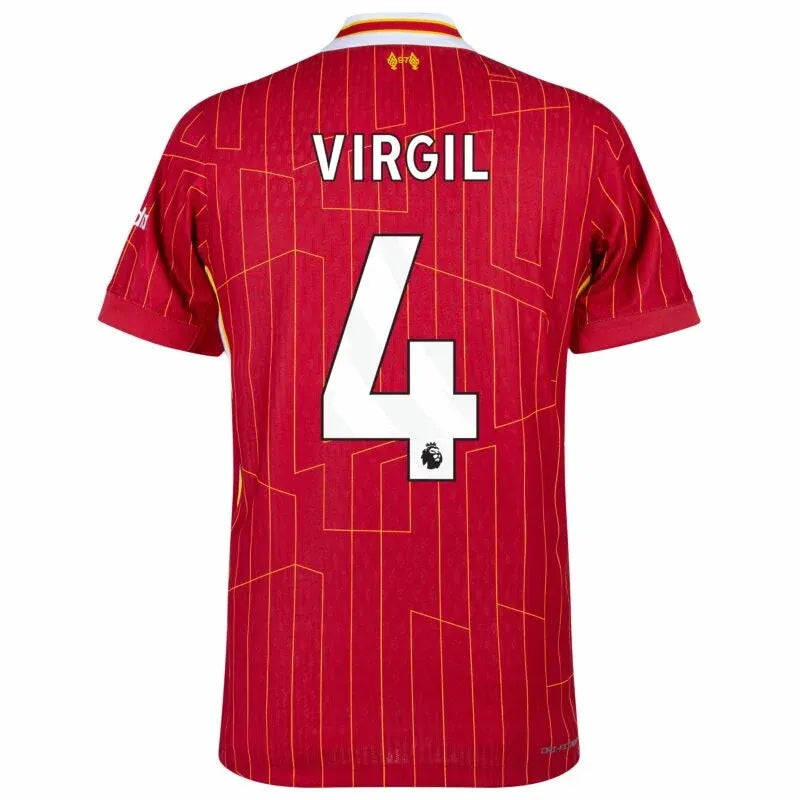 VIRGIL #4 24-25 Liverpool Home Football Jersey