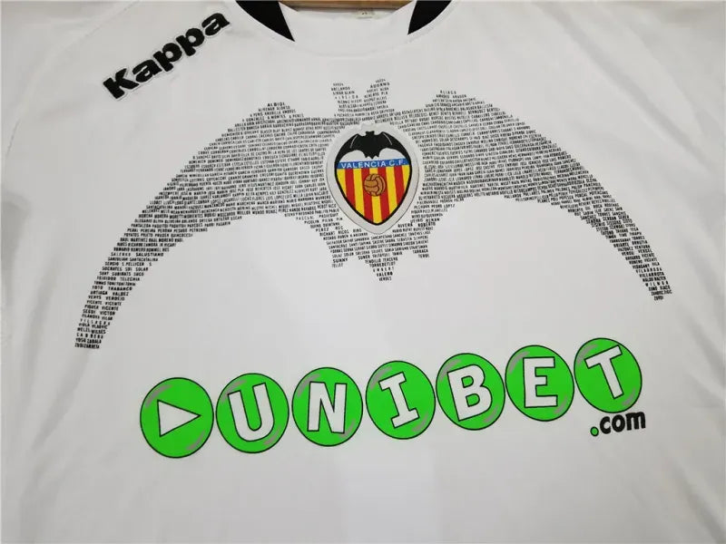 Valencia 2009/10 VICENTE #14 DAVID VILLA #7 Retro Jersey Home
