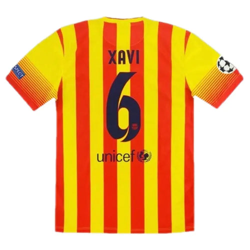 Barcelona XAVI #6 Retro Jersey Away 2013-14