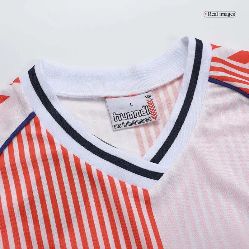 Denmark 1986 Retro Jersey Away