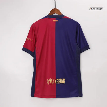 2024-25 LAMINE YAMAL #19 Barcelona Soccer Jersey Home Custom Shirt
