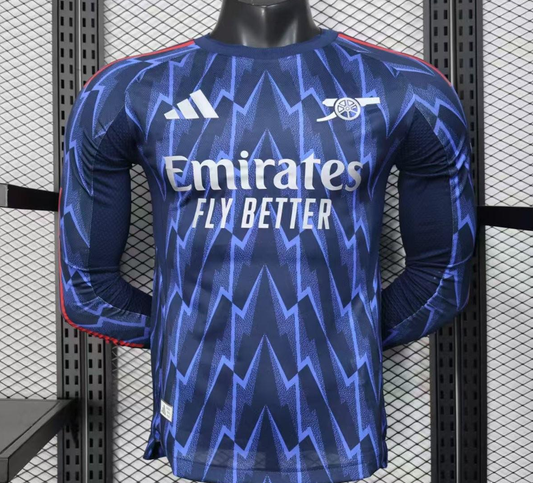 Player Version 25-26 Arsenal Away Long Sleeve Jersey