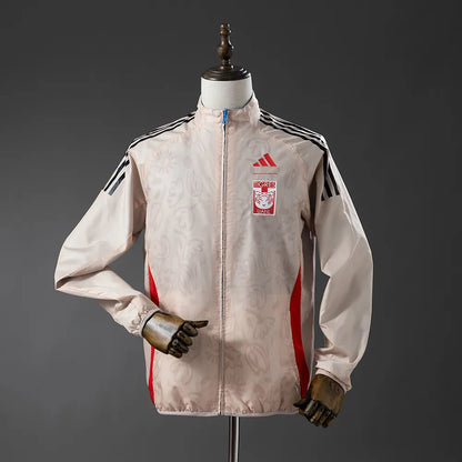 Tigres Reversible Jacket Windbreaker - Beige & Blue