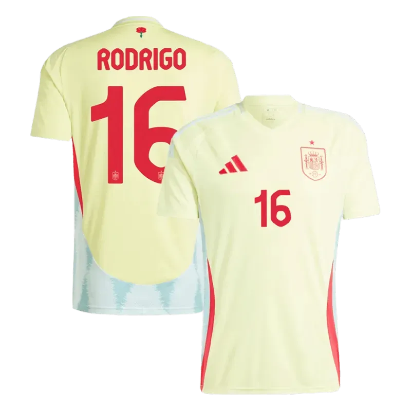 2024 Euro Nation Spain Away Jersey RODRIGO #16 LAMINE YAMAL #19 MORATA #7