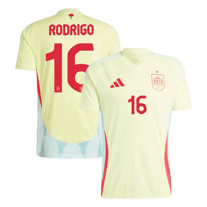 2024 Euro Nation Spain Away Jersey RODRIGO #16 LAMINE YAMAL #19 MORATA #7