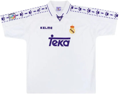 Real Madrid Retro Jersey Home Shirt 1996-97