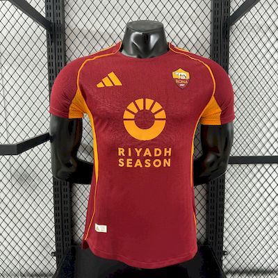 AS Roma 2025-26 Home Jersey Player Version