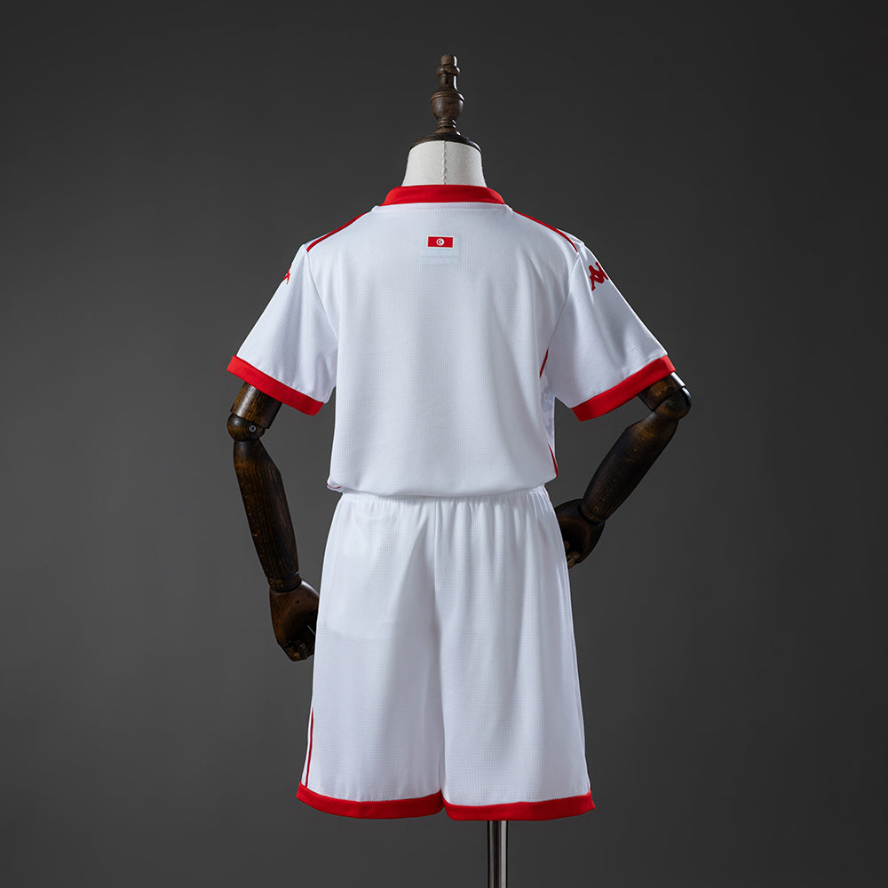 Tunisia 2026 Away Kids Kit Jersey