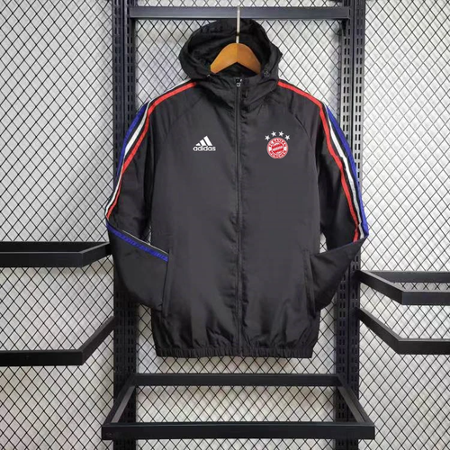 2024/2025 Bayern Munchen Windbreaker Black Football Shirt