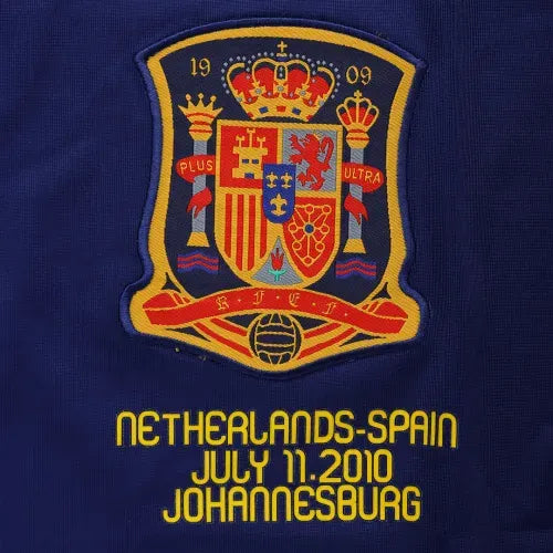 2010 Spain Nation Retro Jersey Away World Cup Final
