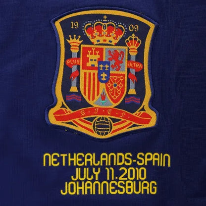 2010 Spain Nation Retro Jersey Away World Cup Final