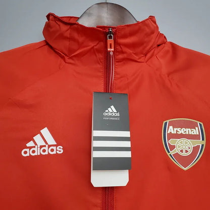 Arsenal Soccer Jersey Windbreaker Red 2021