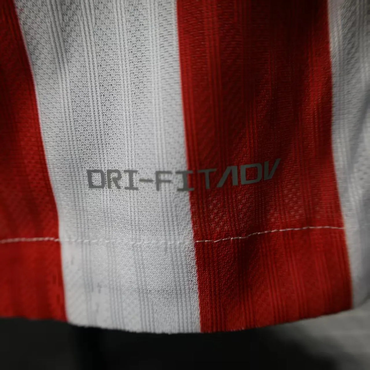 2025-26 Player Version Atletico Madrid Home Long Sleeve Jersey