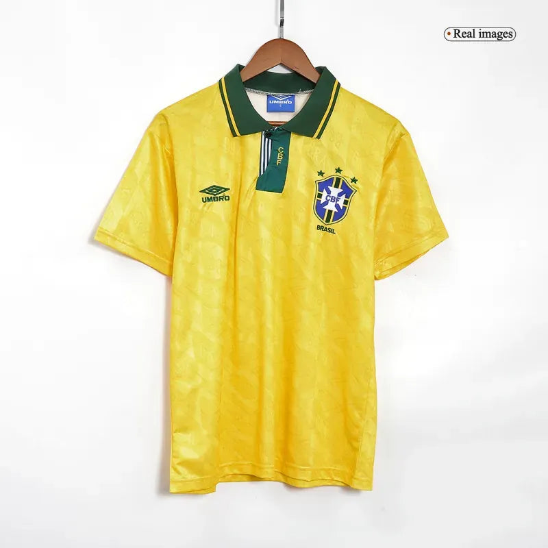 Brazil 1991/93 Retro Jersey Home