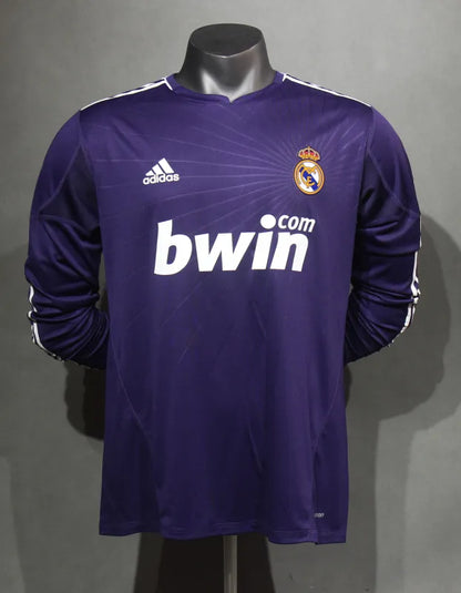 Real Madrid Third Away Retro Jersey Long Sleeve Shirt 10-11