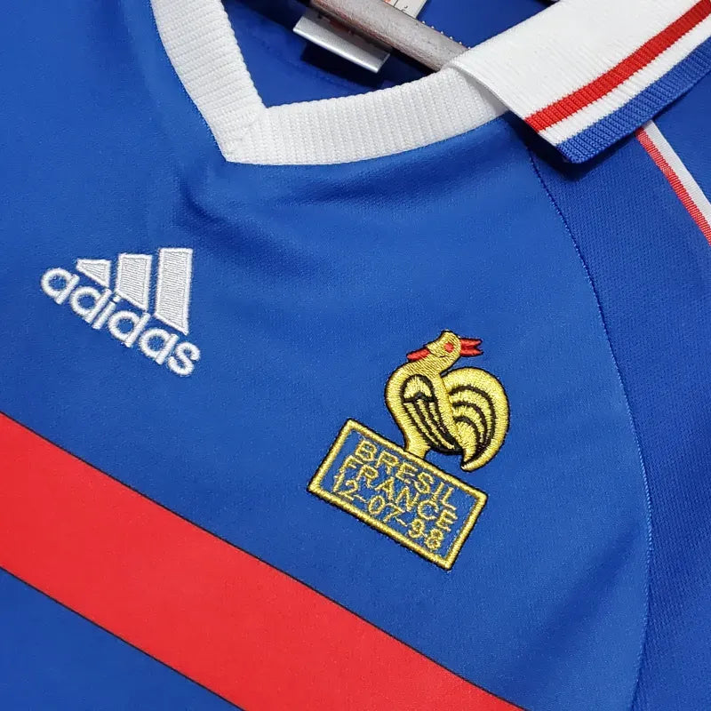 France World Cup 1998 Retro Jersey Home