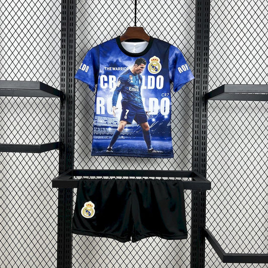 Cristiano Ronaldo 2025-26 Real Madrid Kids Kit